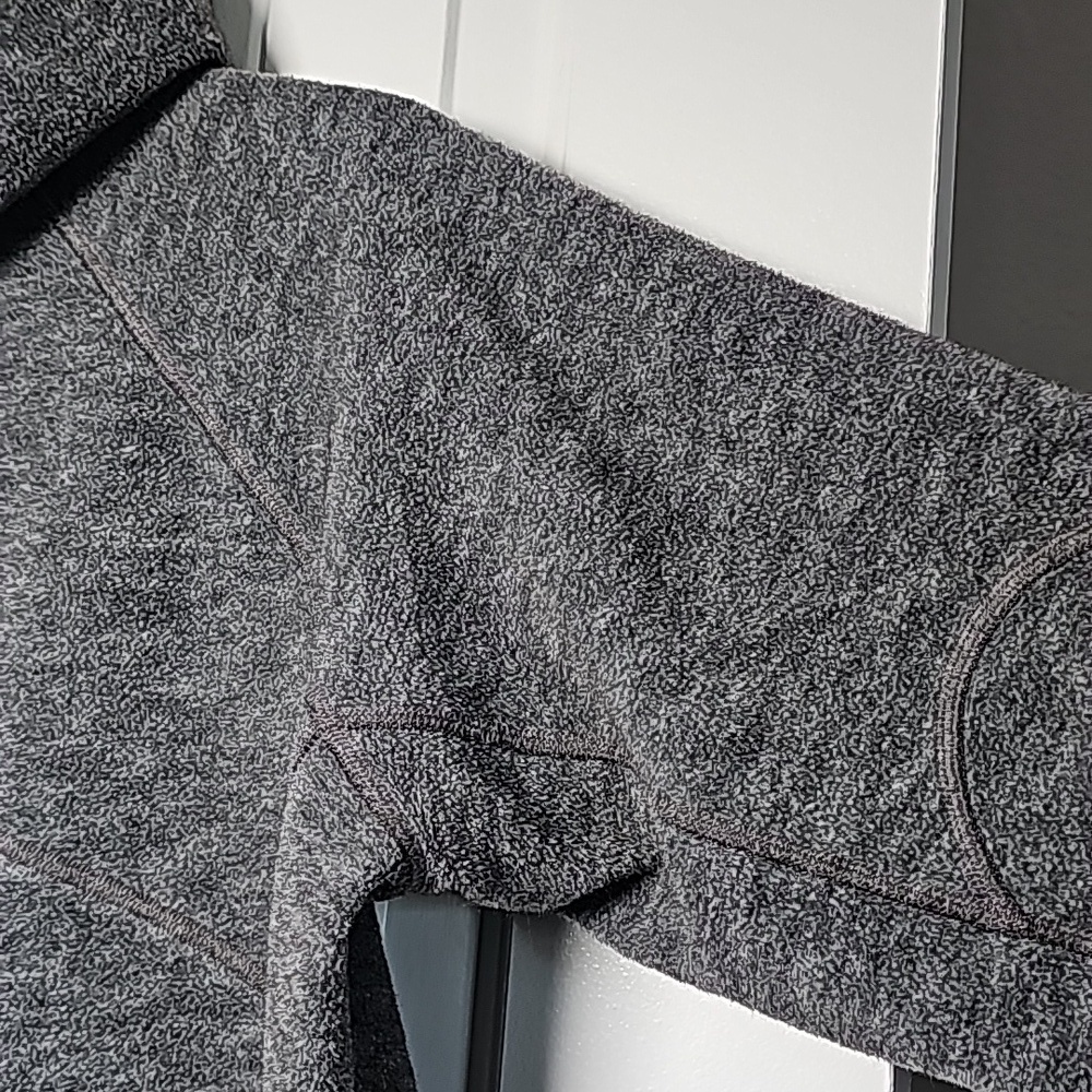 REI XS/S fleece zip up, charcoal grey/black - Picture 15 of 16